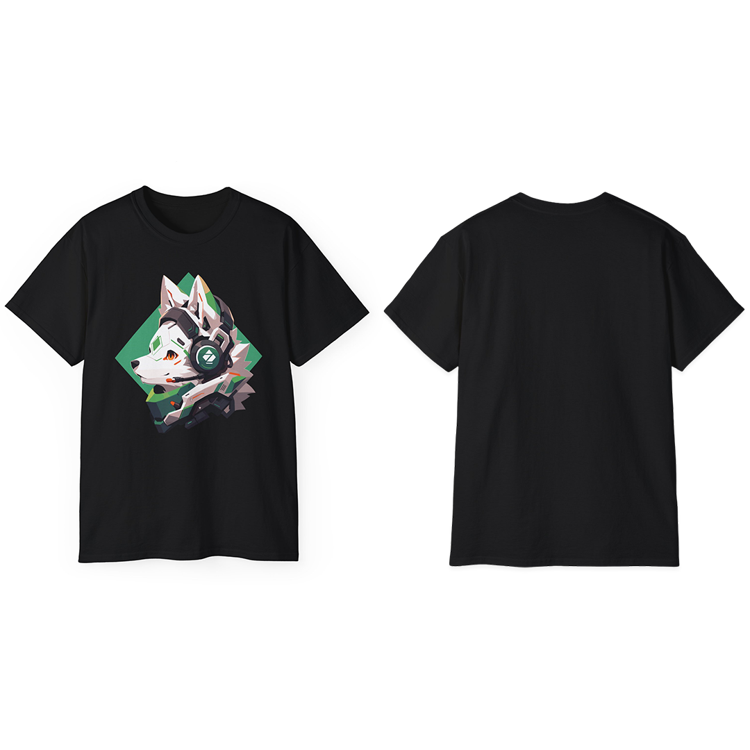 100% Cotton Short Sleeve Tee | Mascot-Dog-011