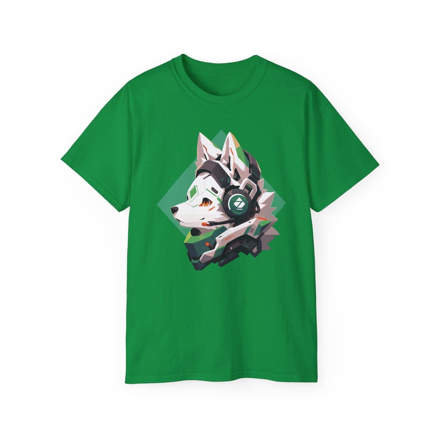 100% Cotton Short Sleeve Tee | Mascot-Dog-011