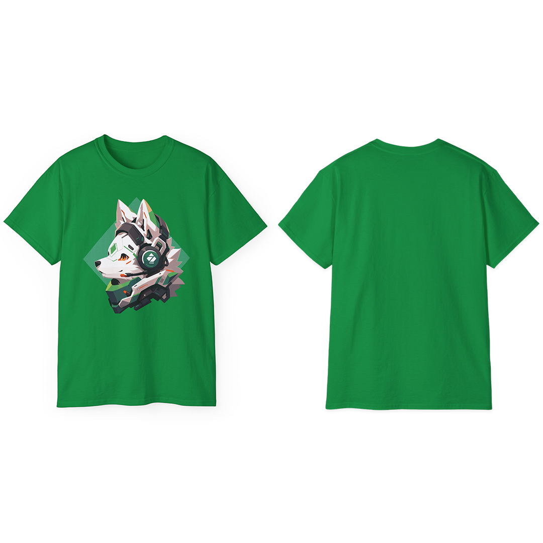 100% Cotton Short Sleeve Tee | Mascot-Dog-011