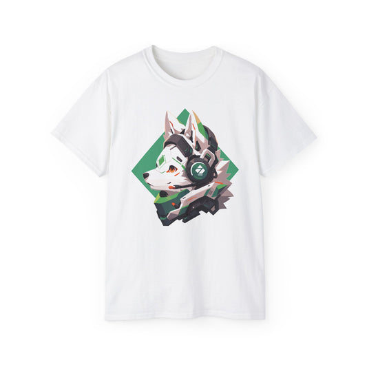 100% Cotton Short Sleeve Tee | Mascot-Dog-011