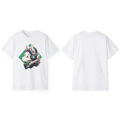 100% Cotton Short Sleeve Tee | Mascot-Dog-011