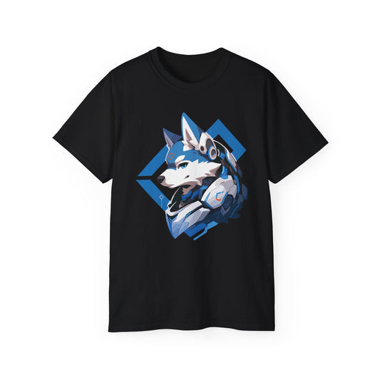 100% Cotton Short Sleeve Tee | Mascot-Dog-013