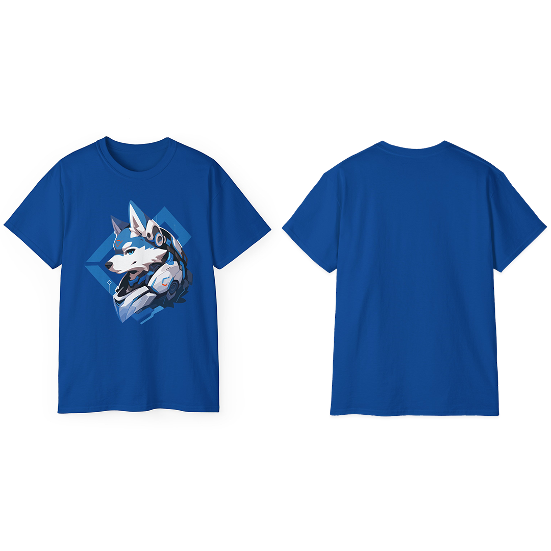 100% Cotton Short Sleeve Tee | Mascot-Dog-013