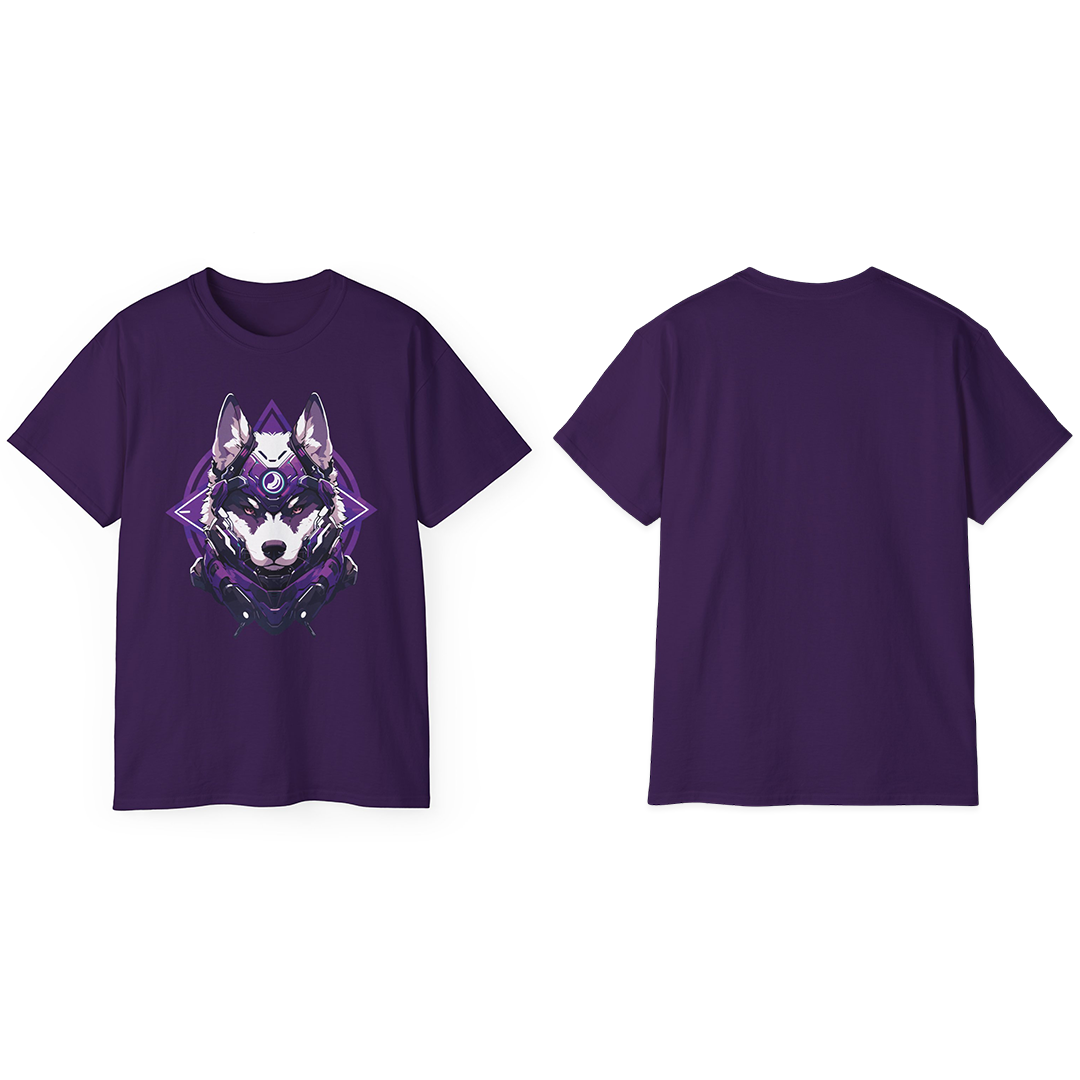 100% Cotton Short Sleeve Tee | Mascot-Dog-016