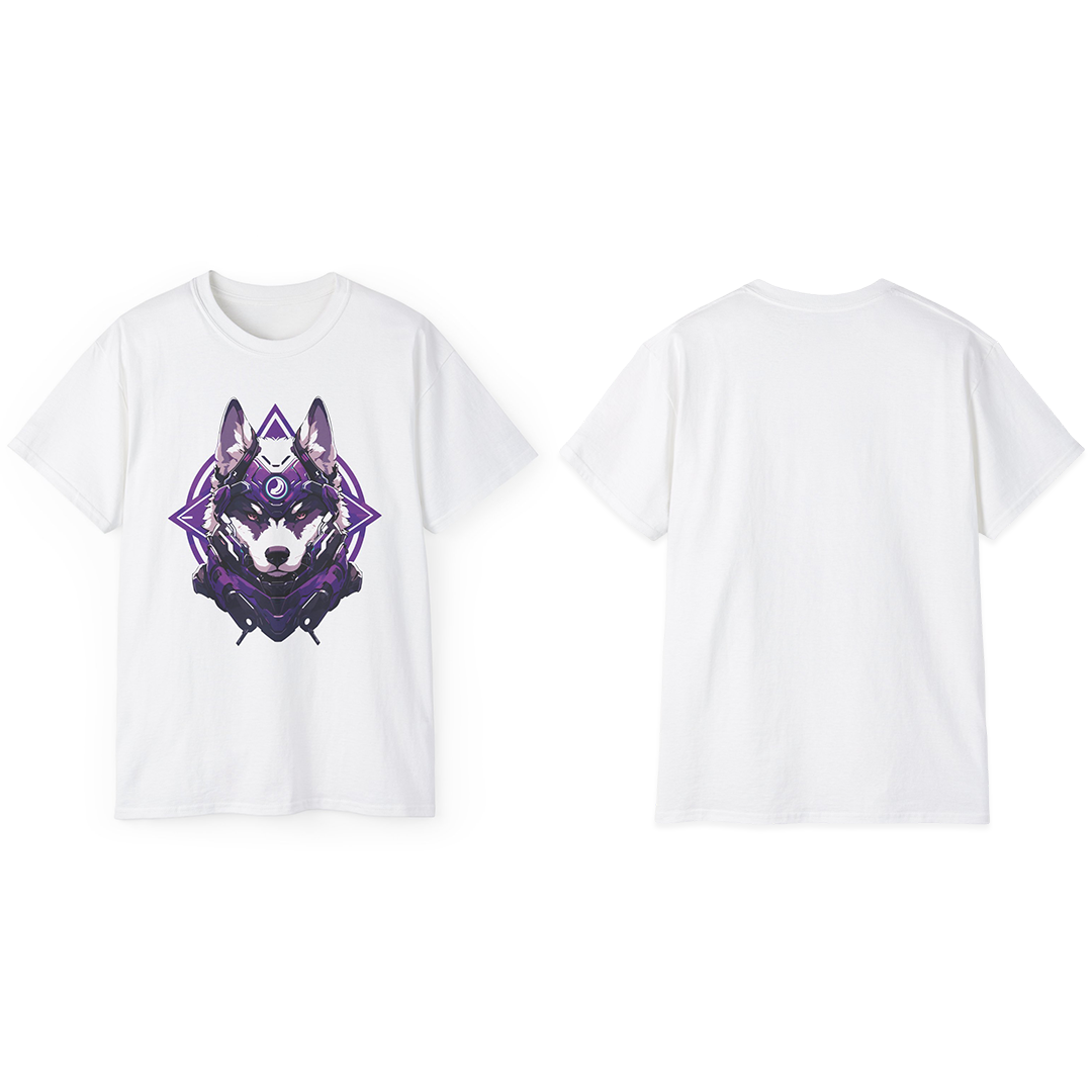 100% Cotton Short Sleeve Tee | Mascot-Dog-016