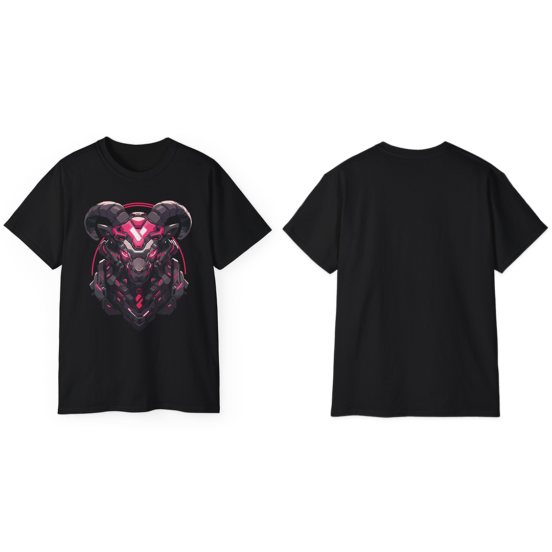 100%纯棉短袖T恤 | Mascot-Goat-001