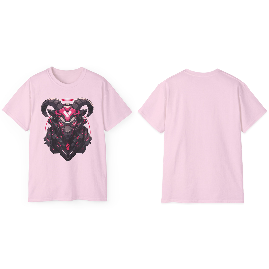 100%纯棉短袖T恤 | Mascot-Goat-001
