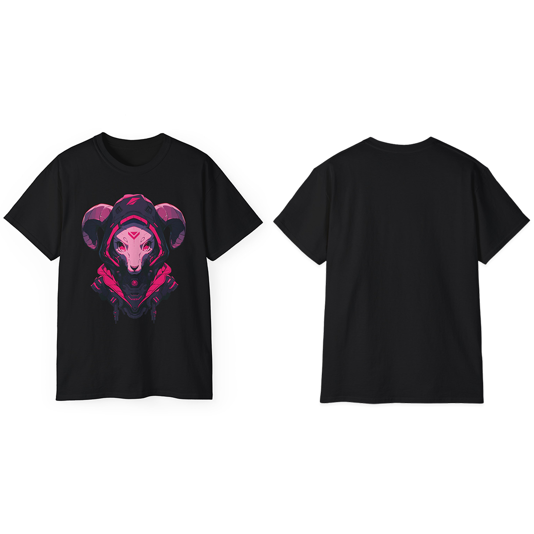 100%纯棉短袖T恤 | Mascot-Goat-002