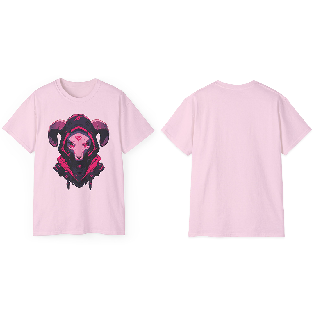 100%纯棉短袖T恤 | Mascot-Goat-002
