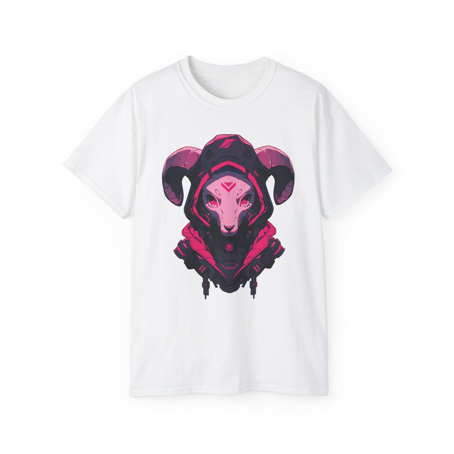 100% Cotton Short Sleeve Tee | Mascot-Goat-002