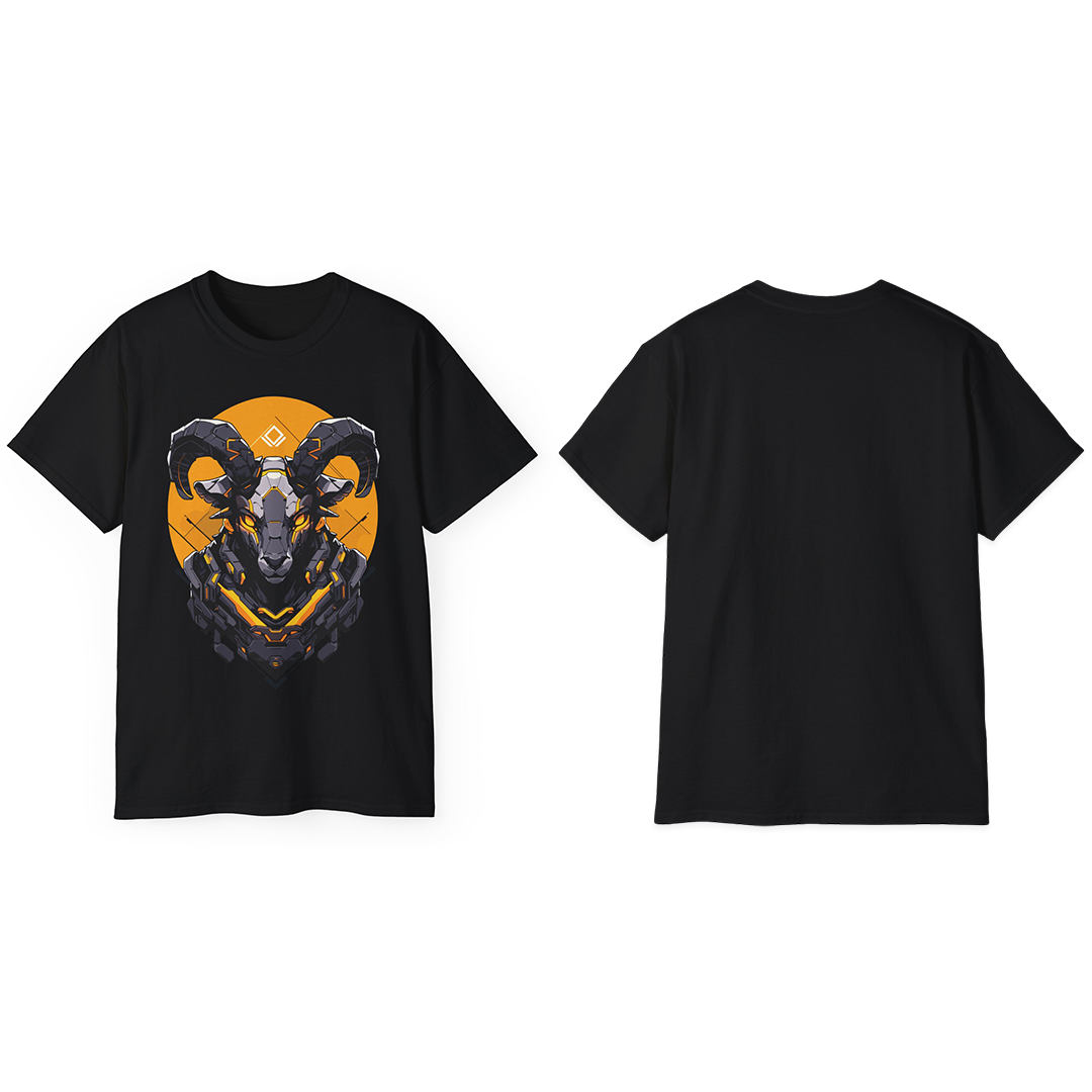 100%纯棉短袖T恤 | Mascot-Goat-003