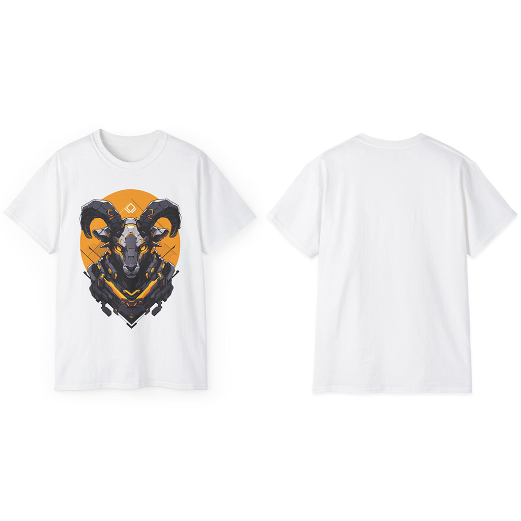 100%纯棉短袖T恤 | Mascot-Goat-003