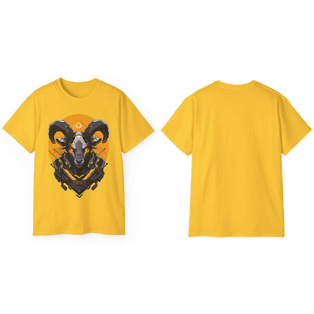 100%纯棉短袖T恤 | Mascot-Goat-003