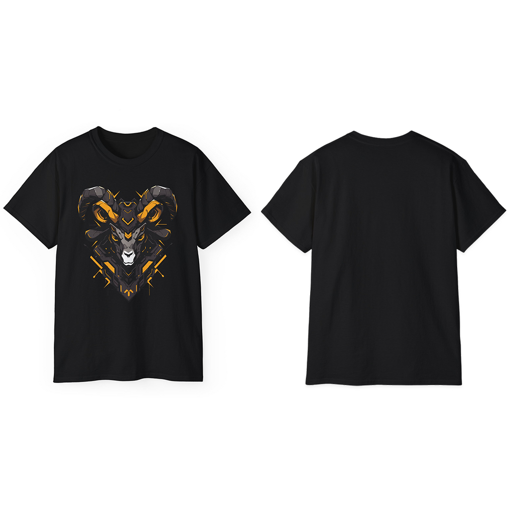 100%纯棉短袖T恤 | Mascot-Goat-004