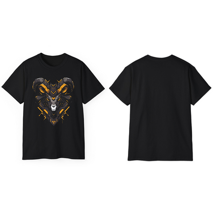 100% Cotton Short Sleeve Tee | Mascot-Goat-004