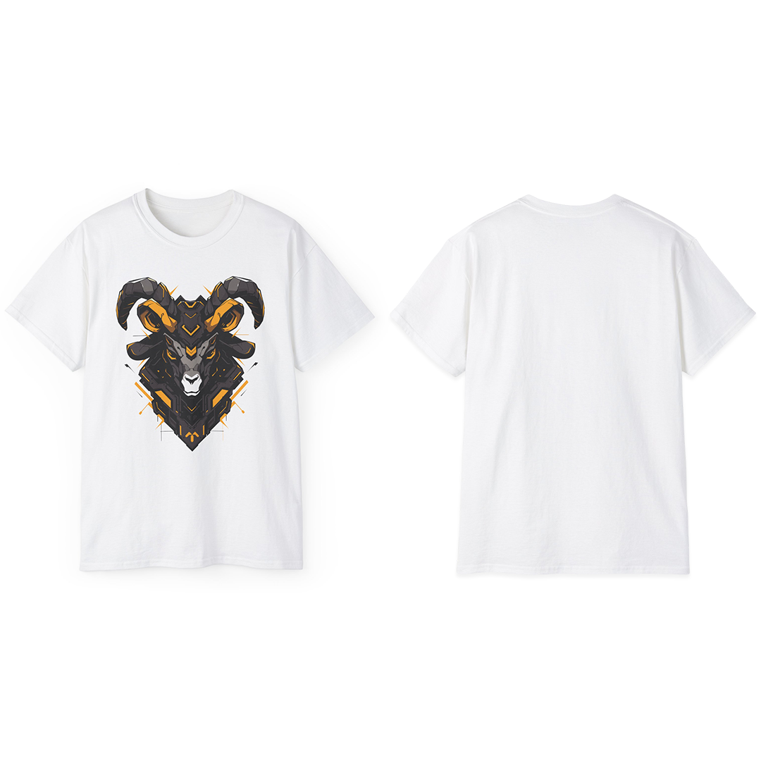 100%纯棉短袖T恤 | Mascot-Goat-004