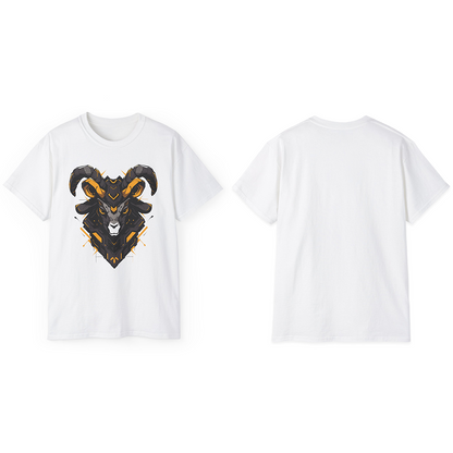 100% Cotton Short Sleeve Tee | Mascot-Goat-004