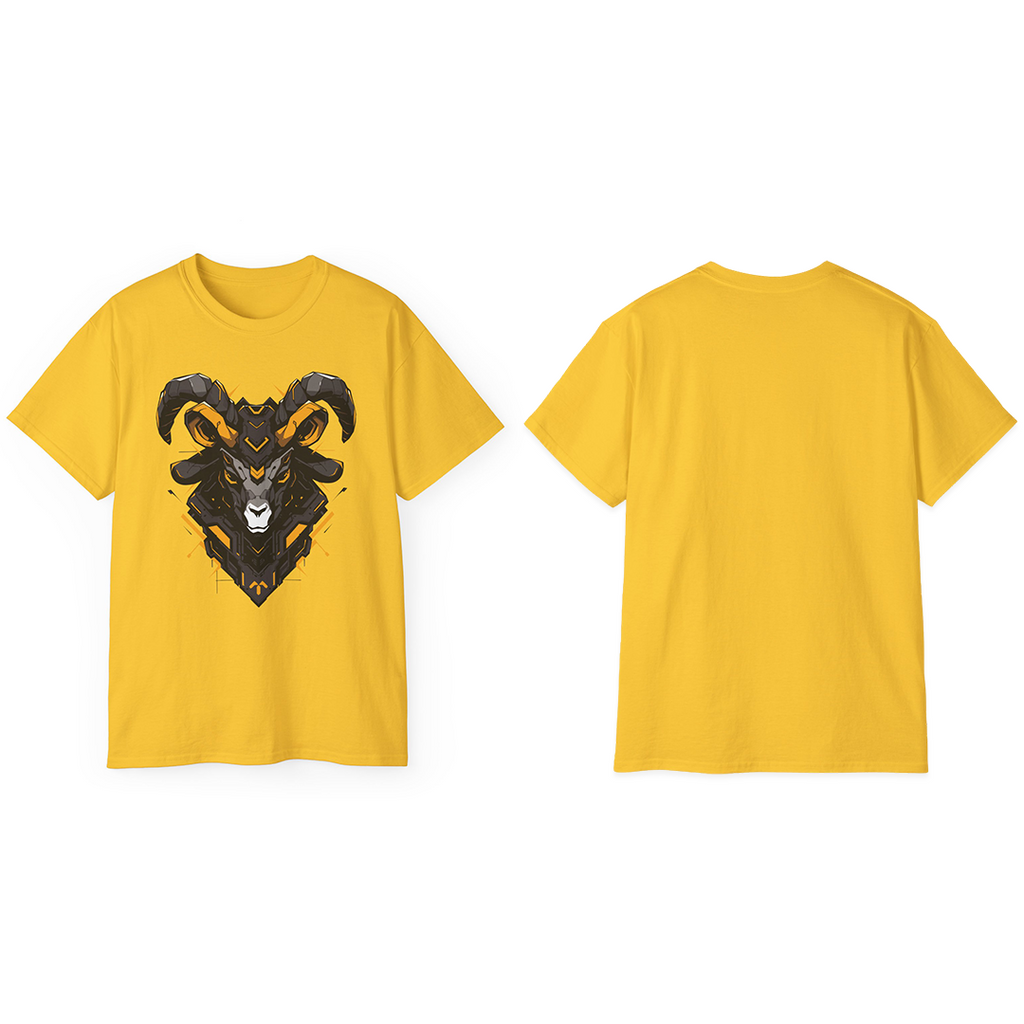 100%纯棉短袖T恤 | Mascot-Goat-004