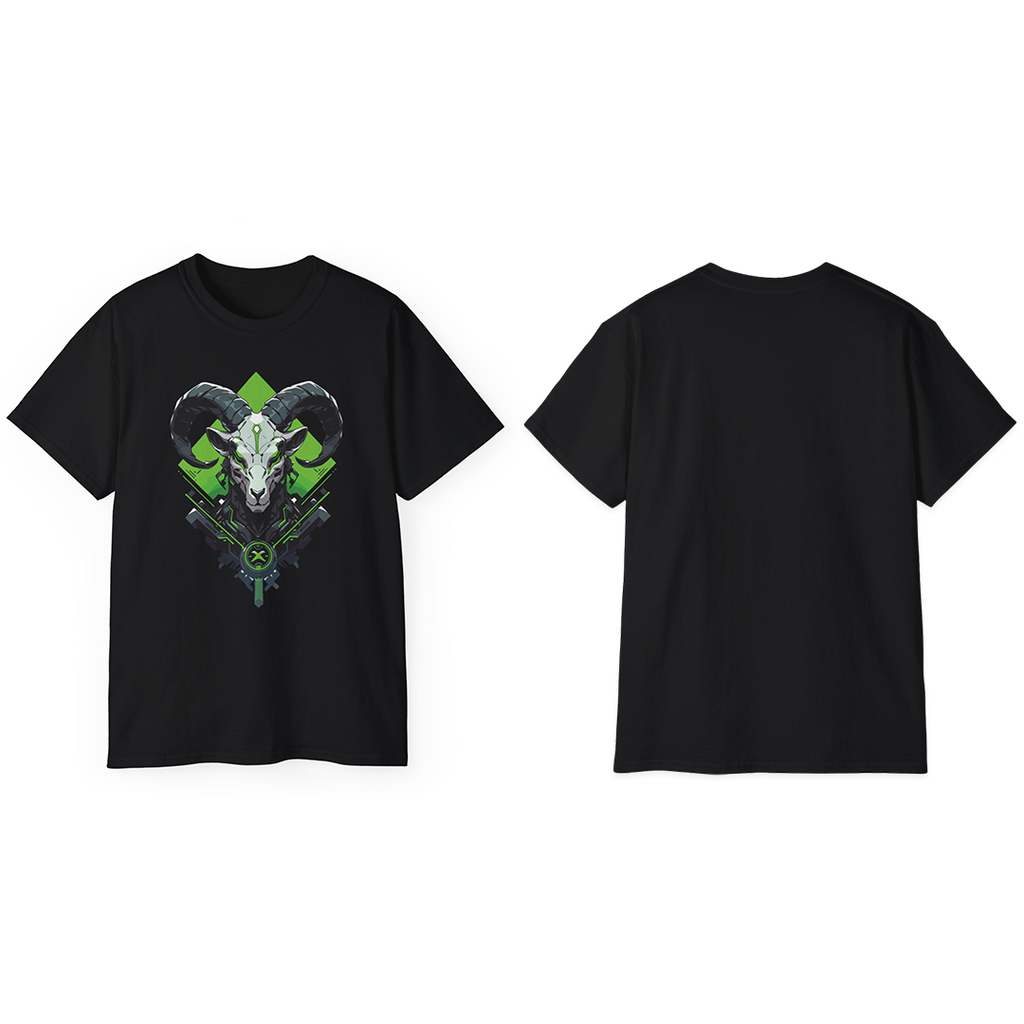 100%纯棉短袖T恤 | Mascot-Goat-006