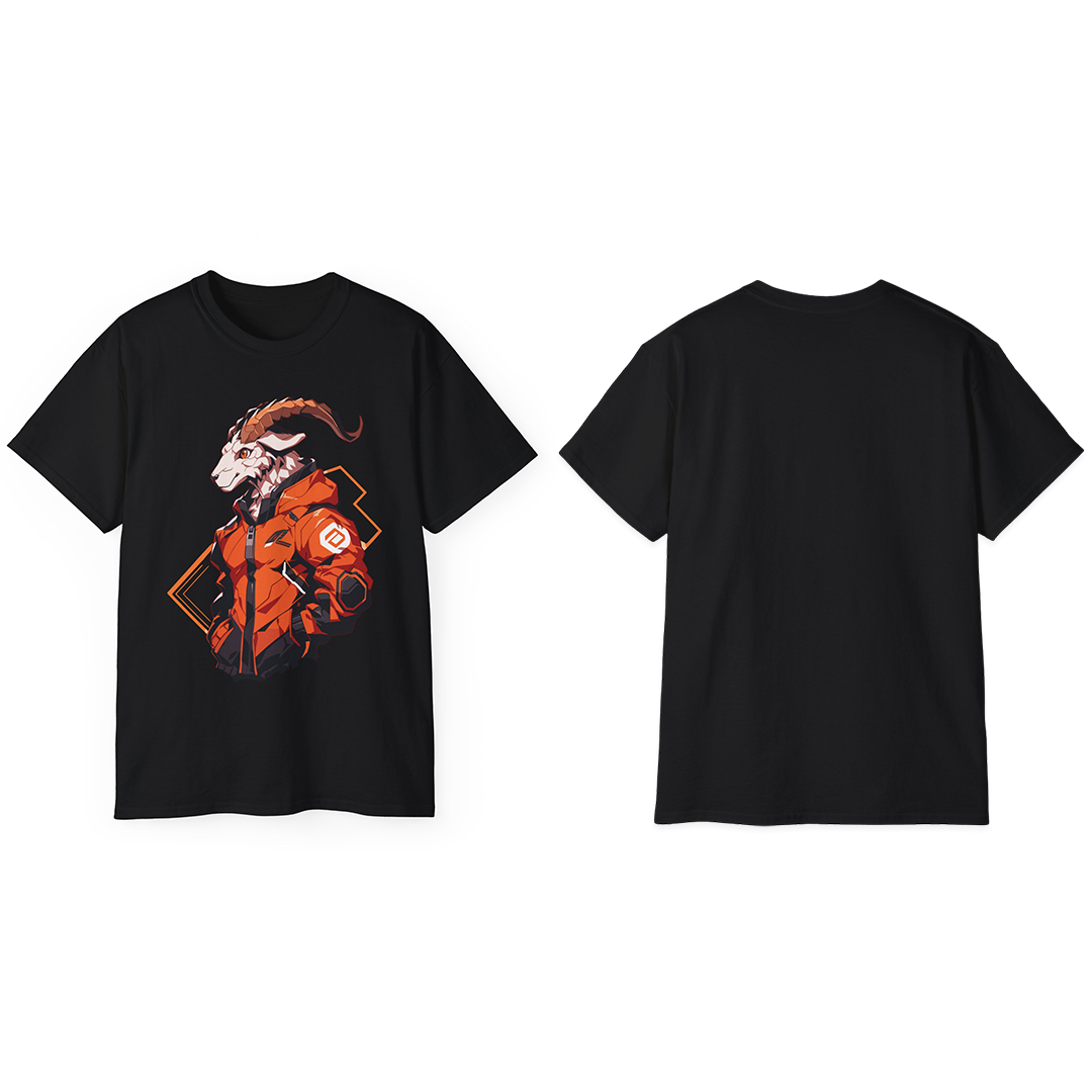 100%纯棉短袖T恤 | Mascot-Goat-007