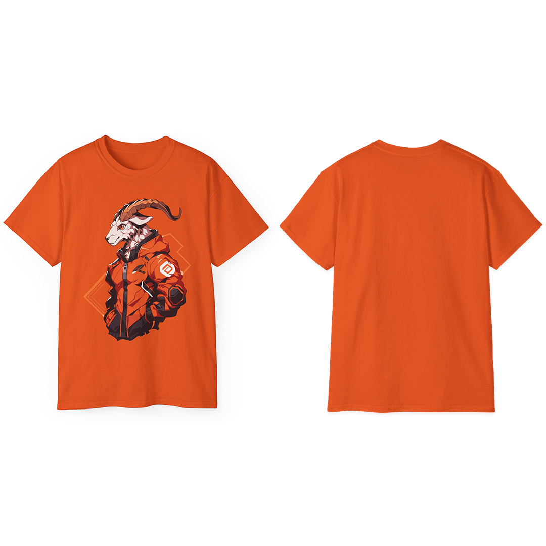 100%纯棉短袖T恤 | Mascot-Goat-007