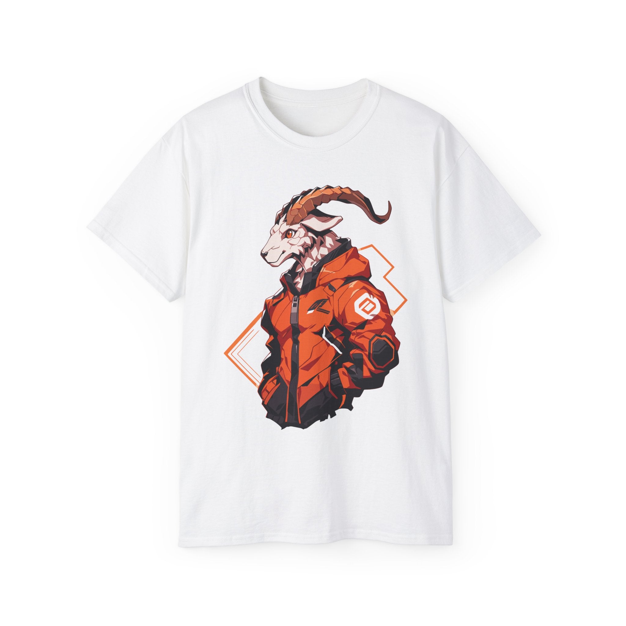 100%纯棉短袖T恤 | Mascot-Goat-007