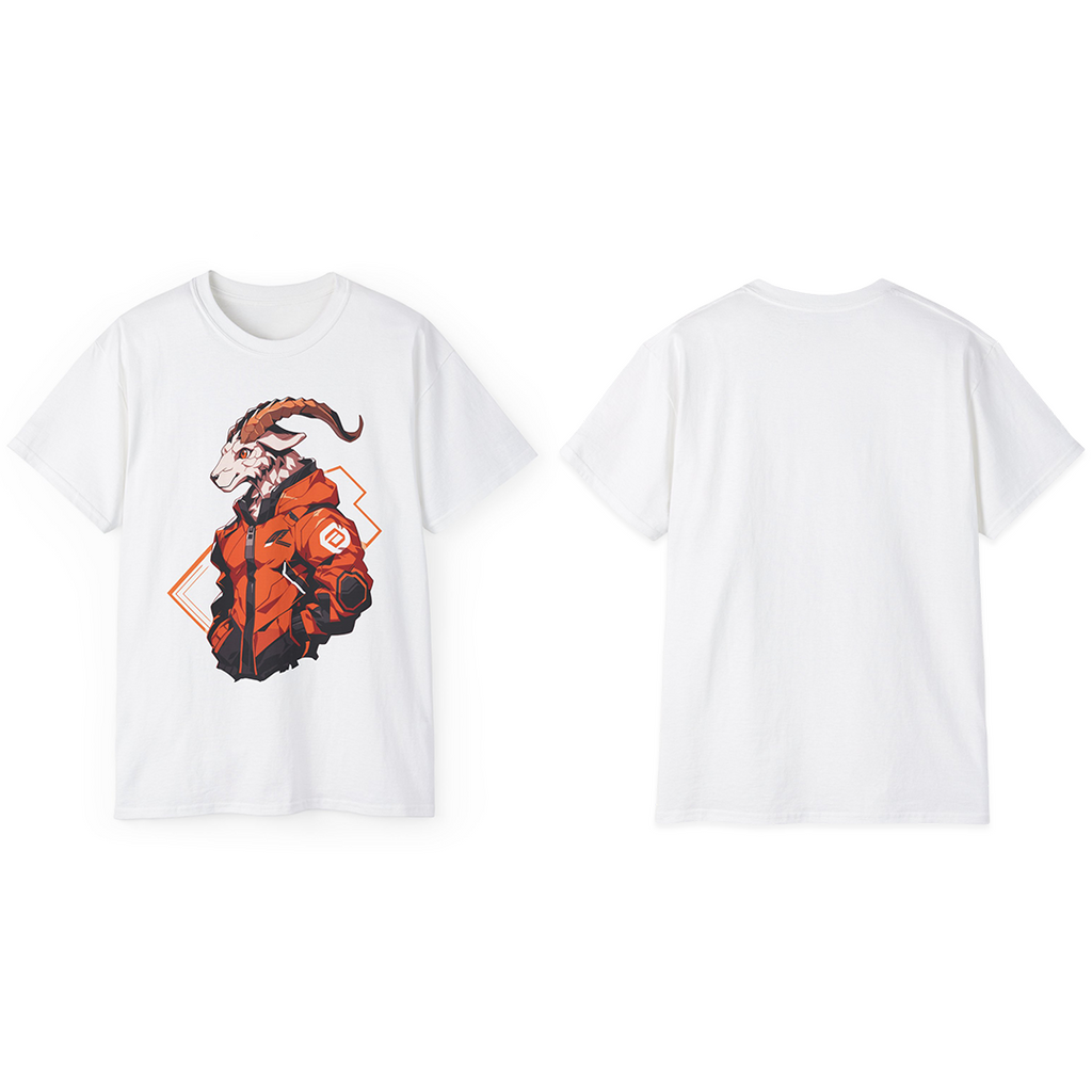 100%纯棉短袖T恤 | Mascot-Goat-007