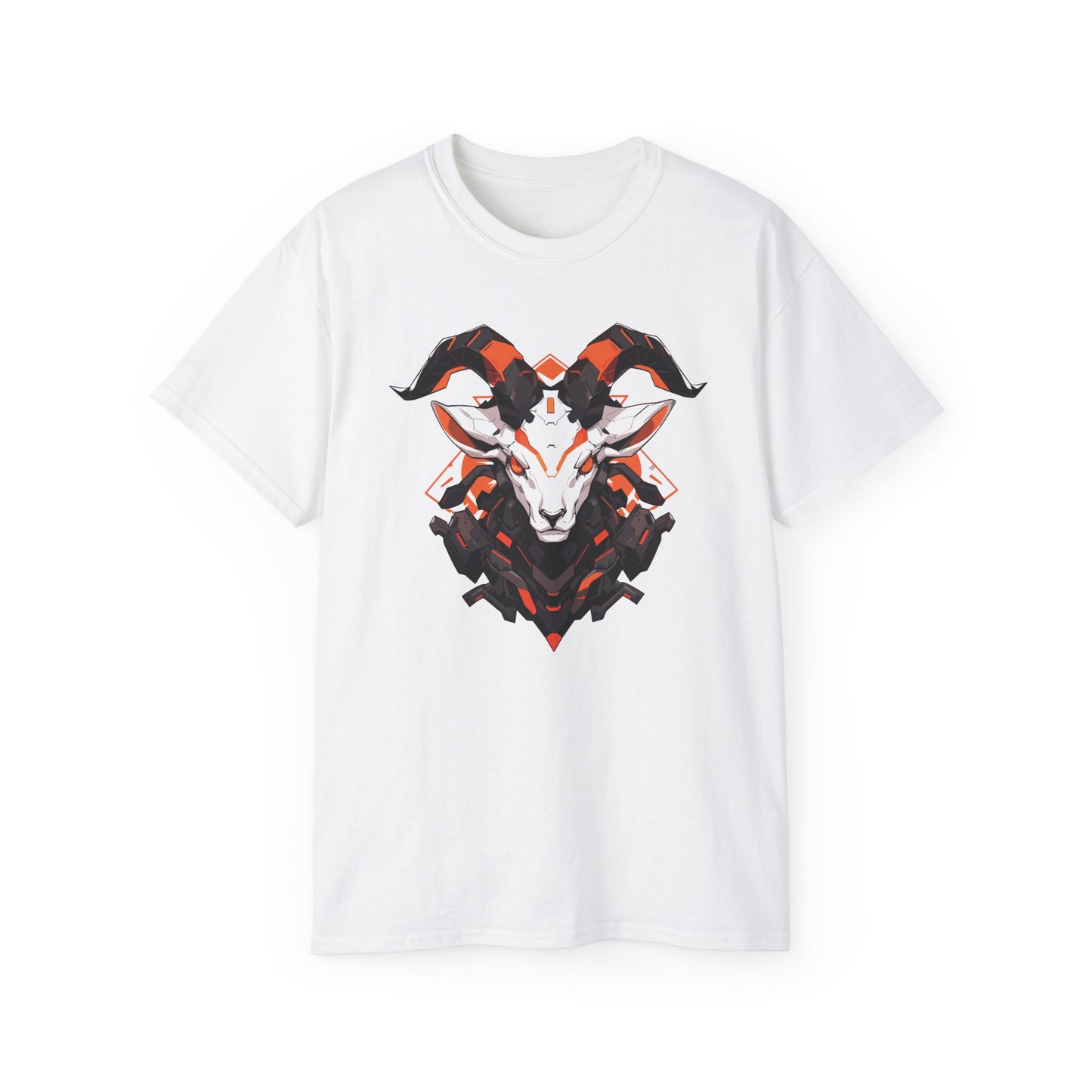 100% Cotton Short Sleeve Tee | Mascot-Goat-008