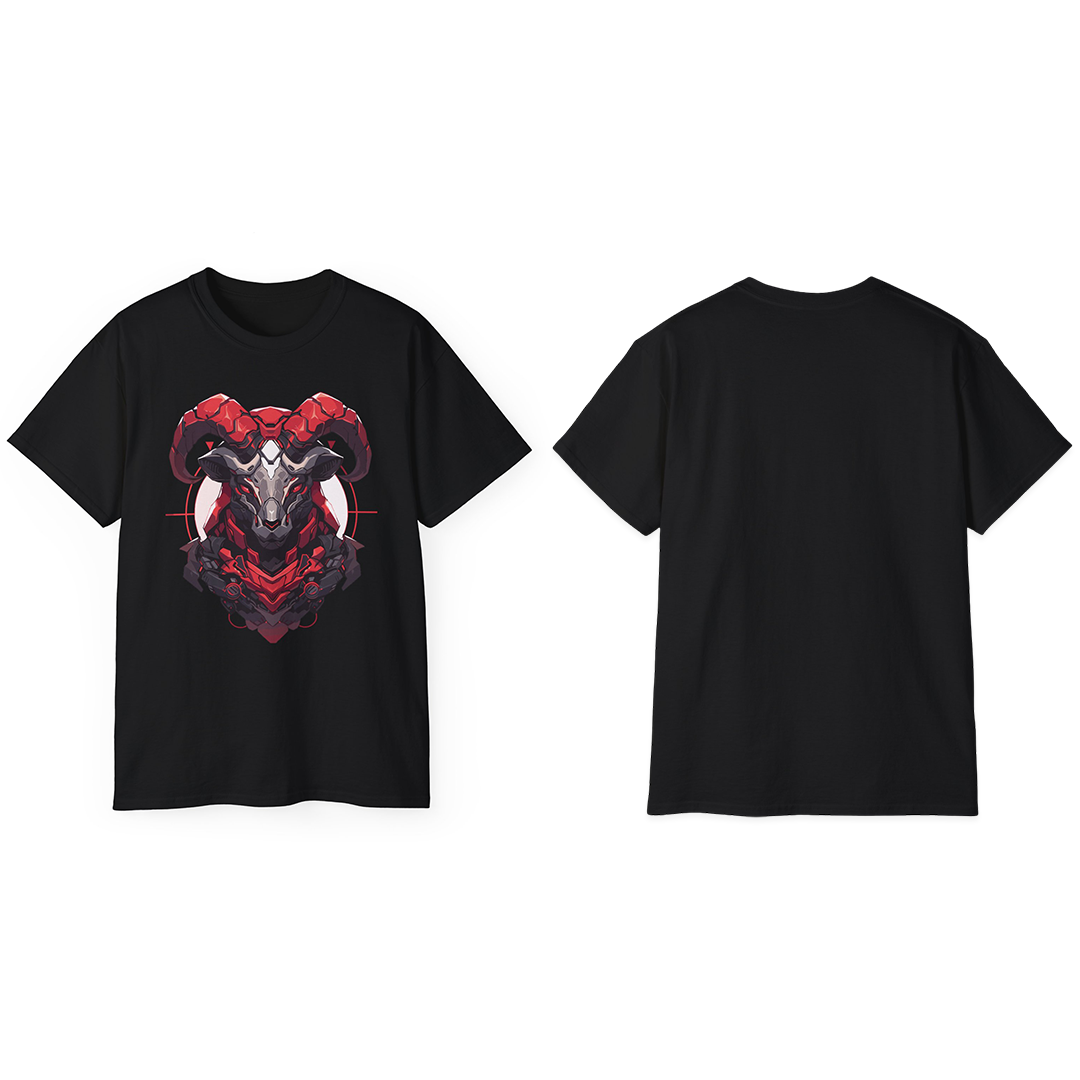 100%纯棉短袖T恤 | Mascot-Goat-009