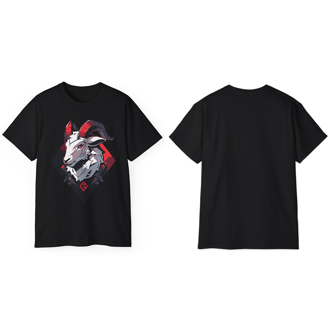 100%纯棉短袖T恤 | Mascot-Goat-010