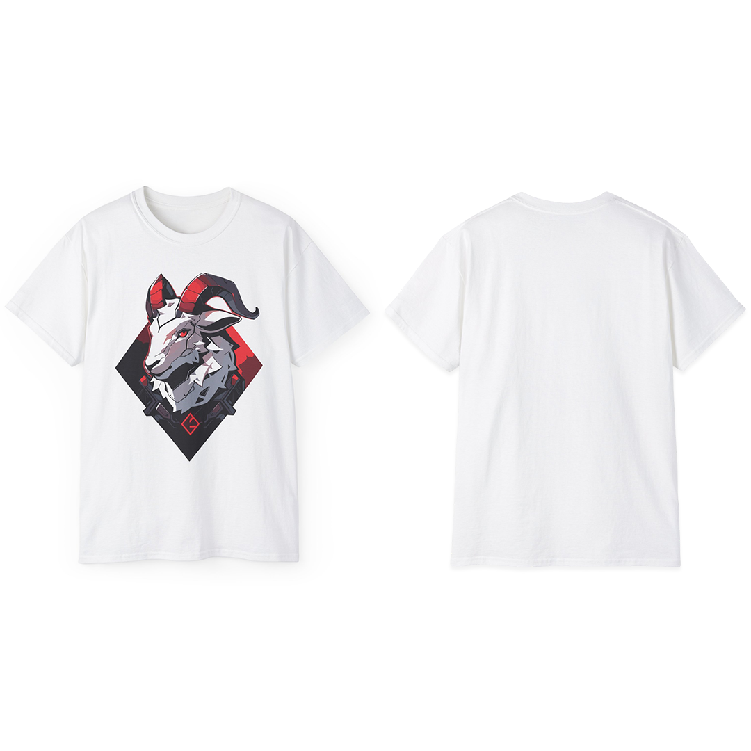 100%纯棉短袖T恤 | Mascot-Goat-010