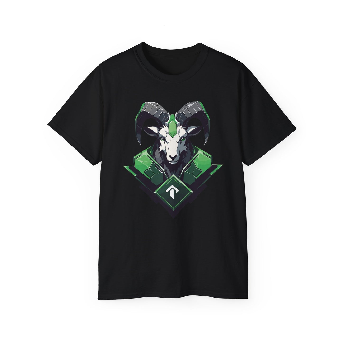 100% Cotton Short Sleeve Tee | Mascot-Goat-011