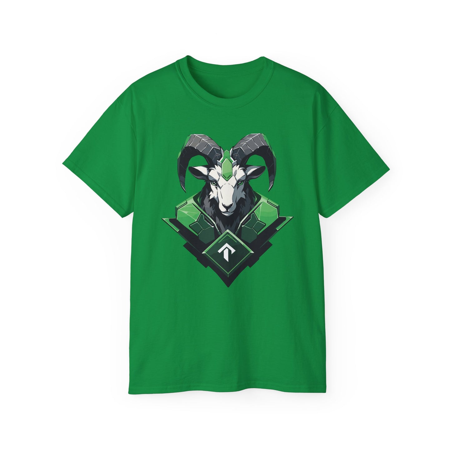 100% Cotton Short Sleeve Tee | Mascot-Goat-011