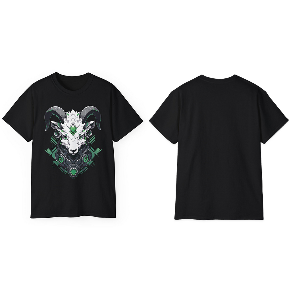 100%纯棉短袖T恤 | Mascot-Goat-012