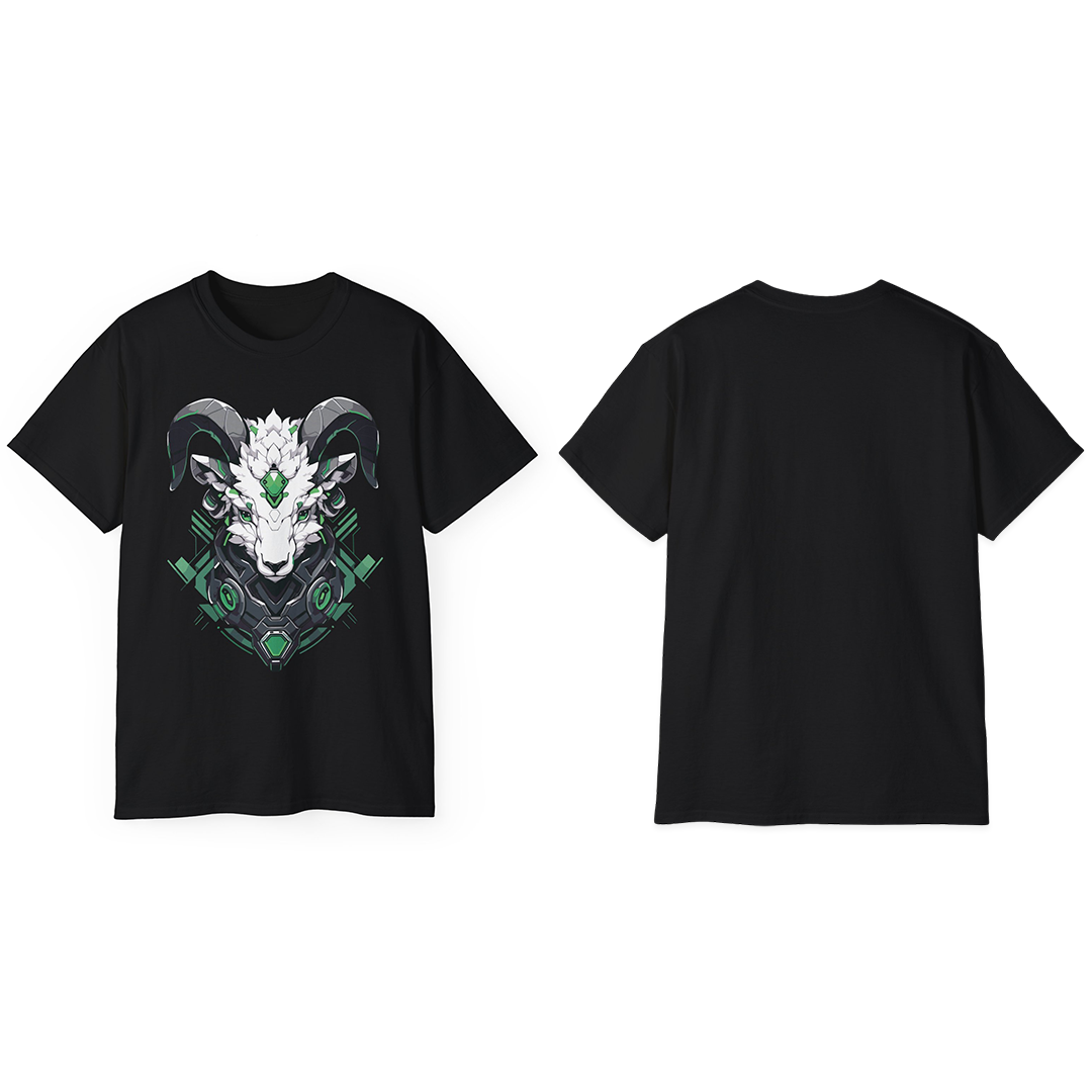100%纯棉短袖T恤 | Mascot-Goat-012