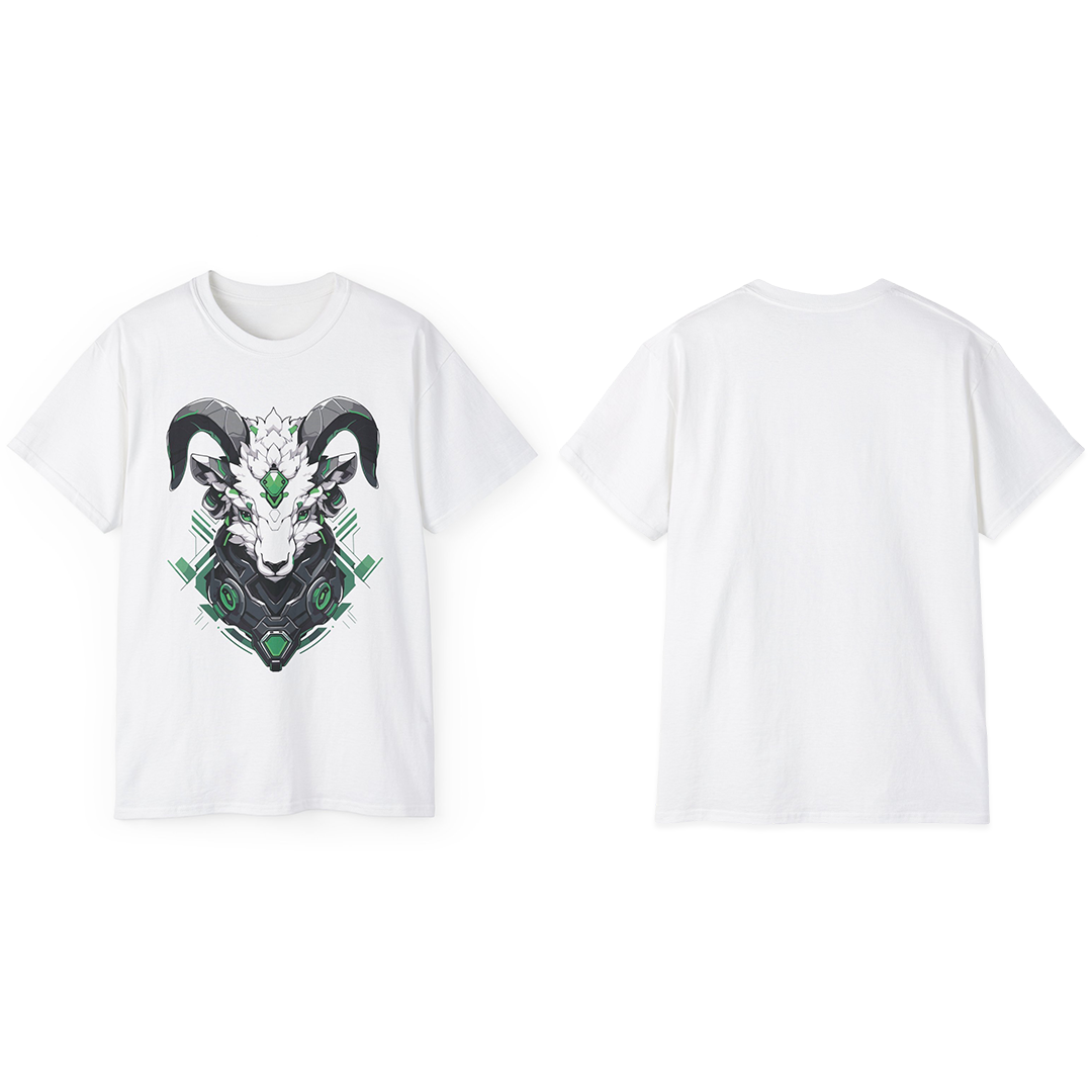 100%纯棉短袖T恤 | Mascot-Goat-012