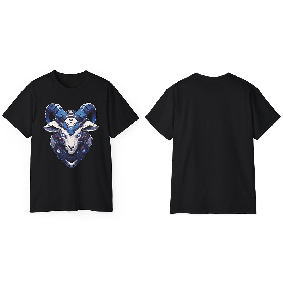 100%纯棉短袖T恤 | Mascot-Goat-013