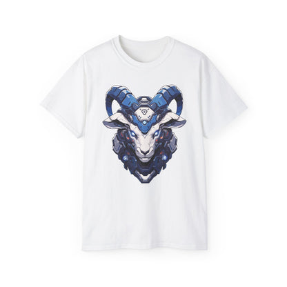 100% Cotton Short Sleeve Tee | Mascot-Goat-013