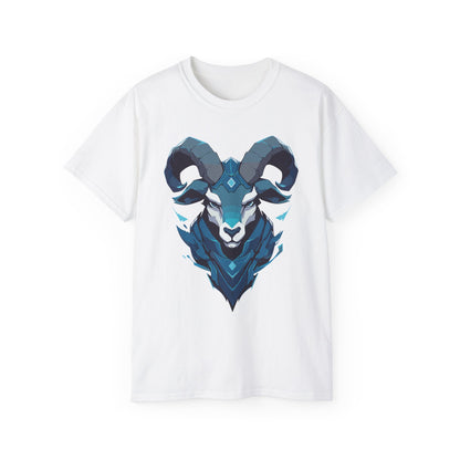 100% Cotton Short Sleeve Tee | Mascot-Goat-014