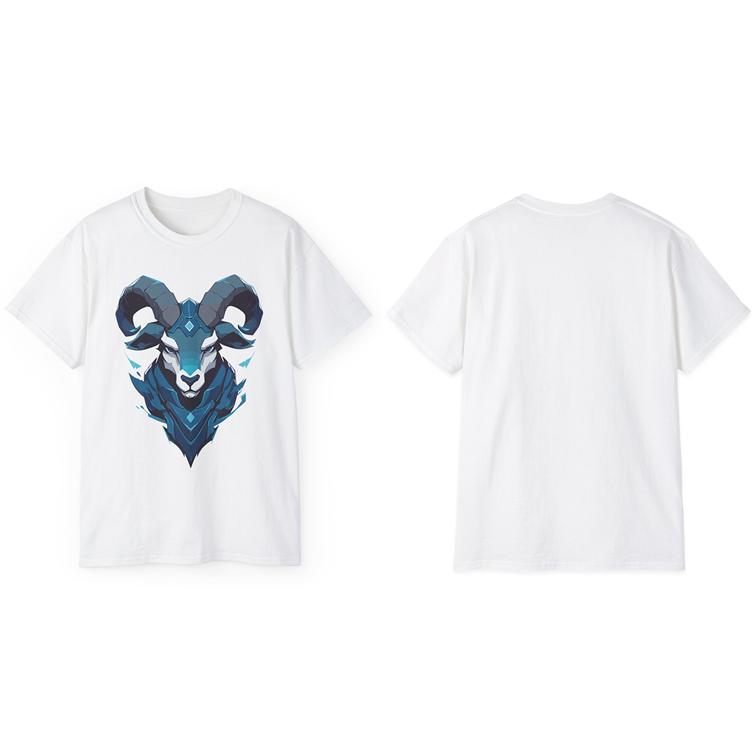 100%纯棉短袖T恤 | Mascot-Goat-014