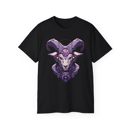 100% Cotton Short Sleeve Tee | Mascot-Goat-015