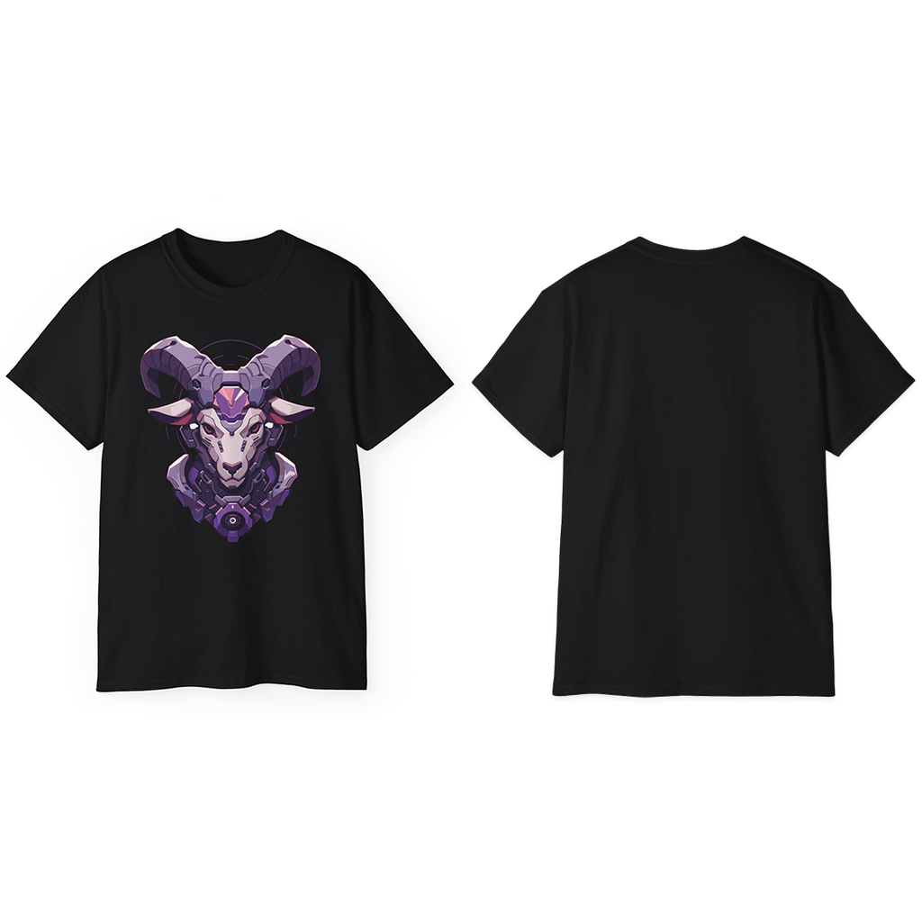 100%纯棉短袖T恤 | Mascot-Goat-015