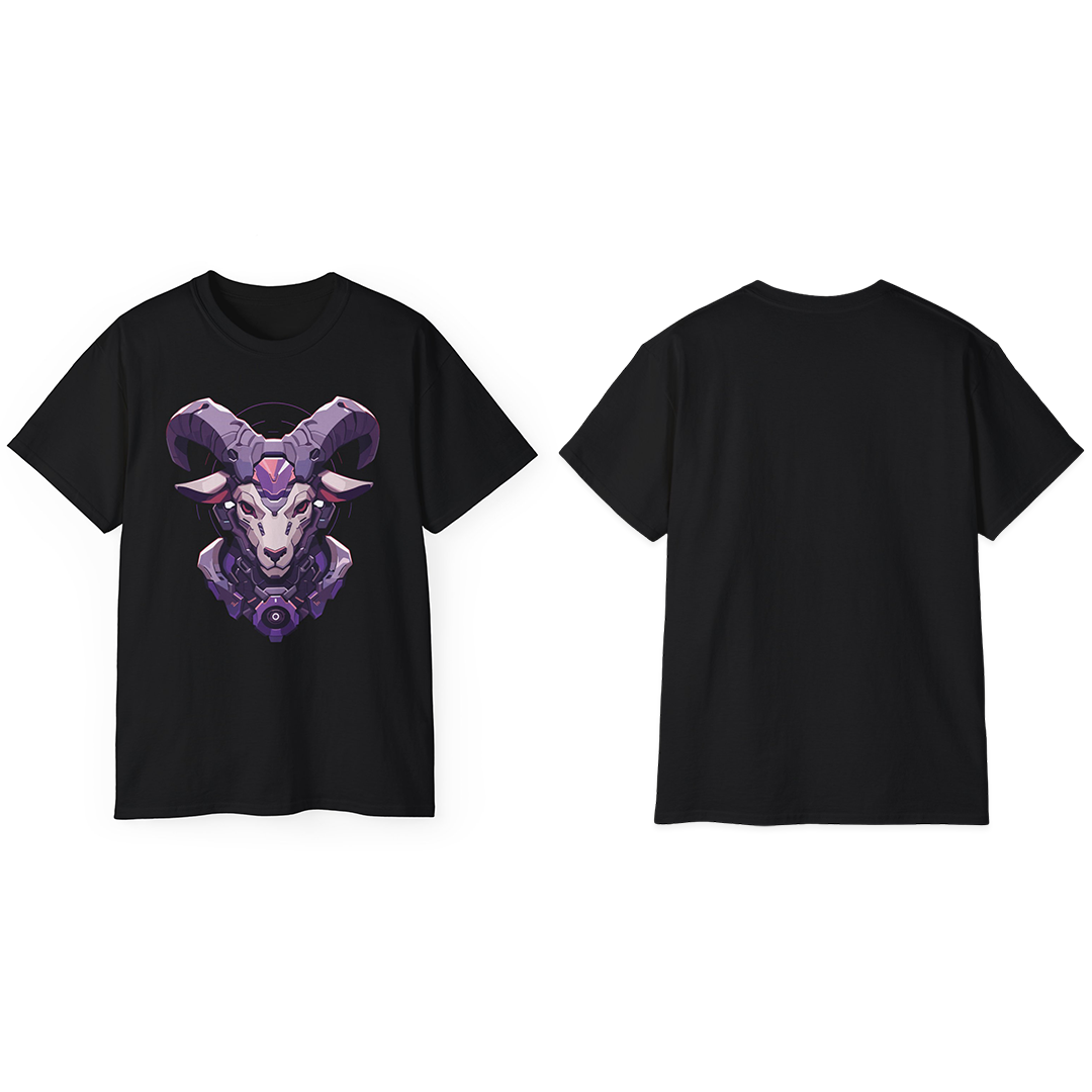 100%纯棉短袖T恤 | Mascot-Goat-015