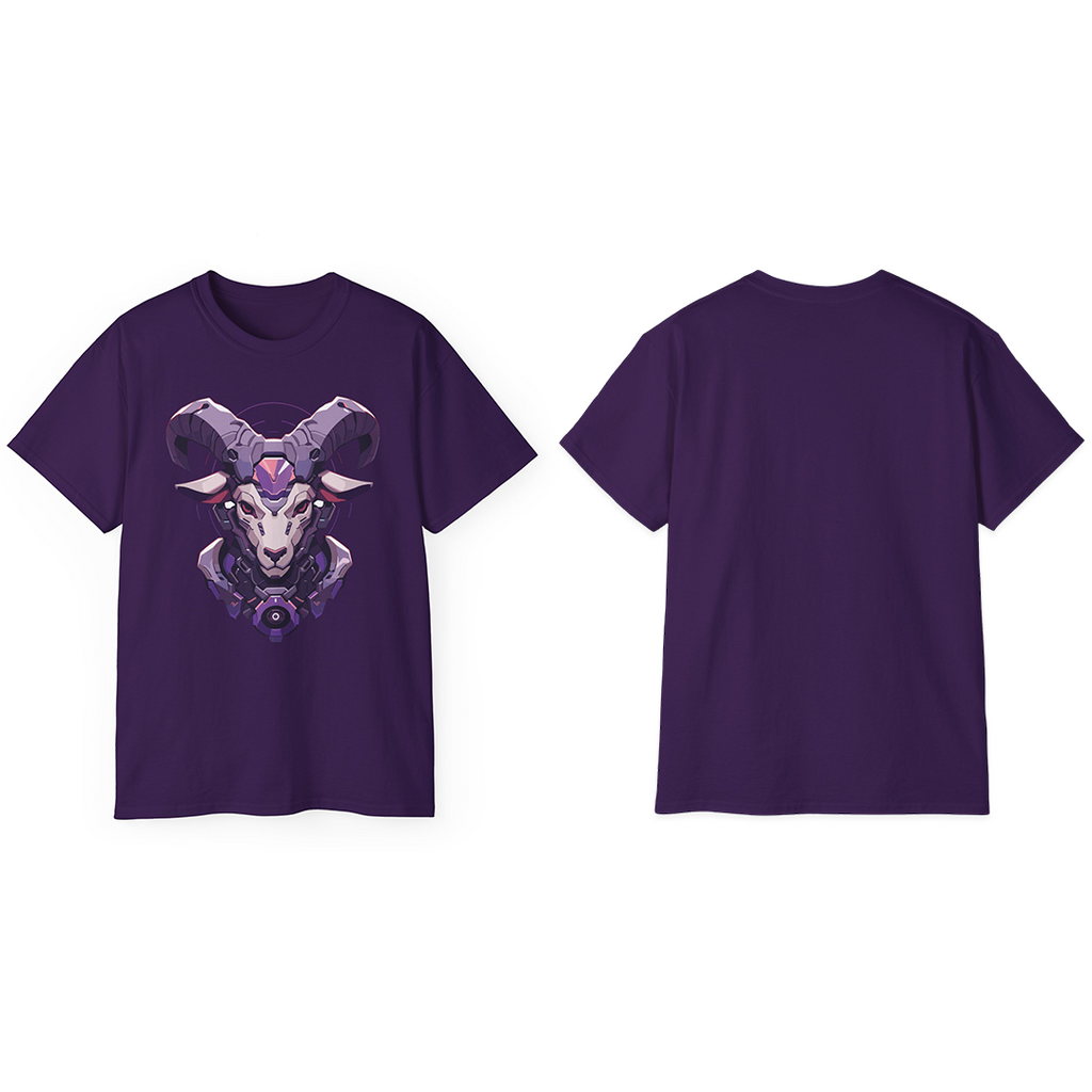 100%纯棉短袖T恤 | Mascot-Goat-015