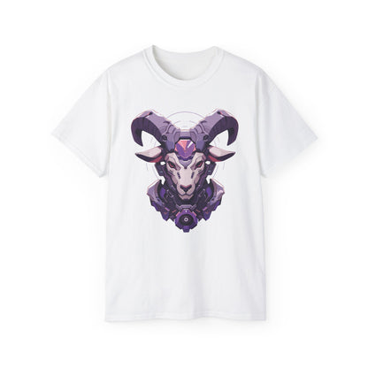 100% Cotton Short Sleeve Tee | Mascot-Goat-015