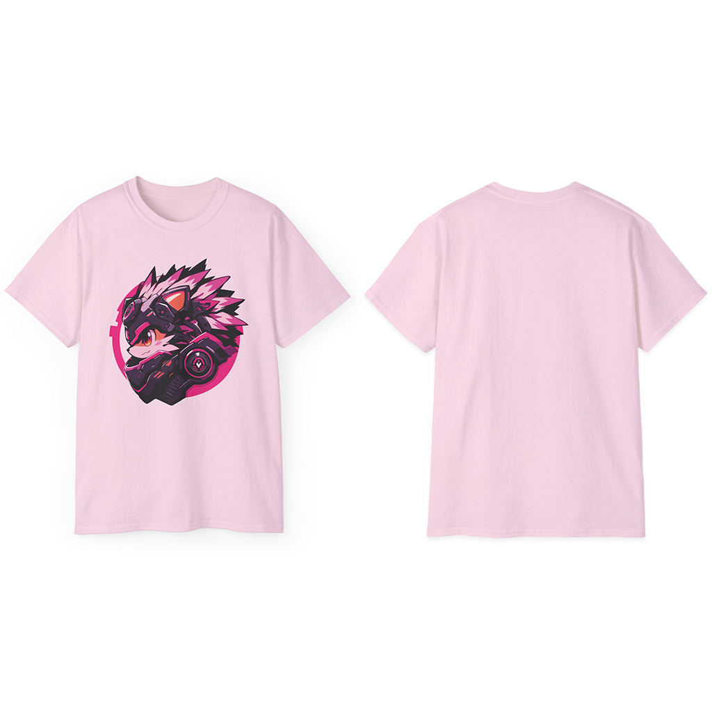 100% Cotton Short Sleeve Tee | Mascot-Hedgehog-001