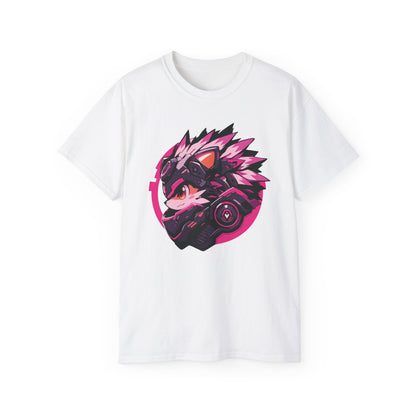 100% Cotton Short Sleeve Tee | Mascot-Hedgehog-001