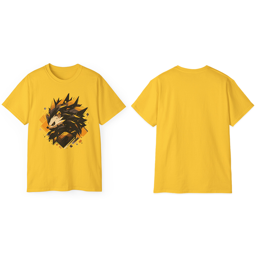 100% Cotton Short Sleeve Tee | Mascot-Hedgehog-003