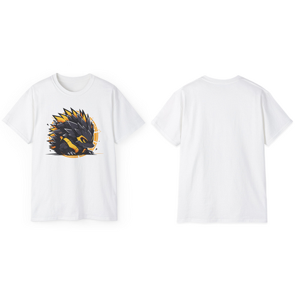 100% Cotton Short Sleeve Tee | Mascot-Hedgehog-004