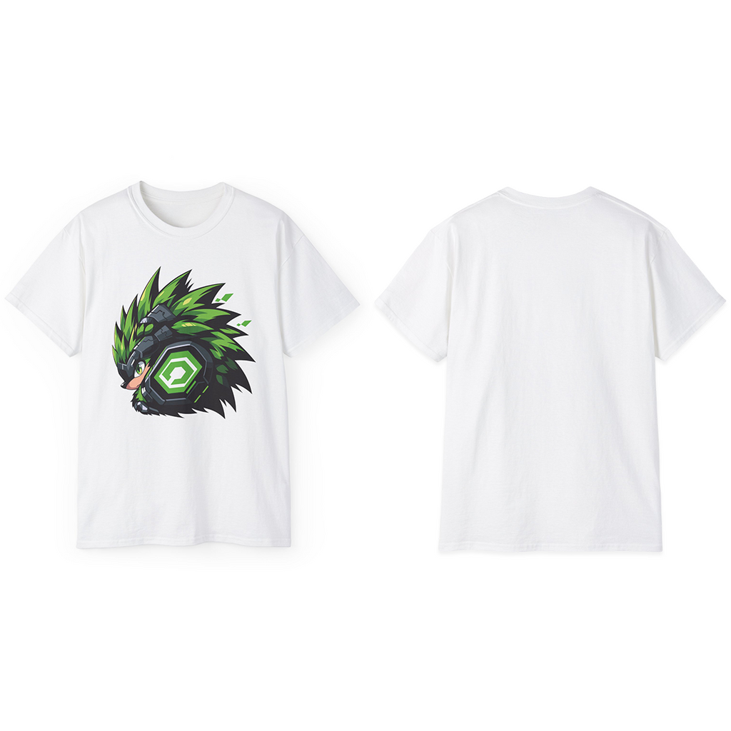 100% Cotton Short Sleeve Tee | Mascot-Hedgehog-005